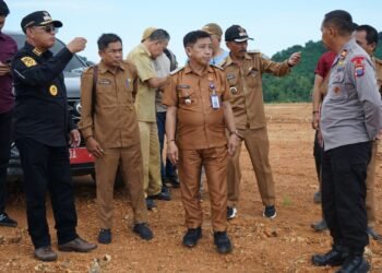 Wujudkan Pemerataan Pembangunan, Bupati Kotabaru Tinjau Lahan Pemda