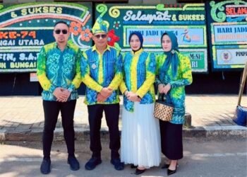 Wujudkan Sinergitas Antar daerah Pemkab Kotabaru Hadiri Acara Puncak Hari Jadi HSU