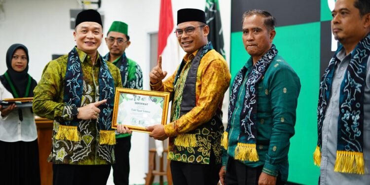 Wakil Bupati Kotabaru Syairi Mukhlis hadiri Pelantikan Pengurus HMI cabang Kotabaru-Tanah Bumbu Periode 2025-2026