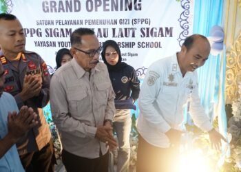 Peluncuran MBG di Pulau Laut Sigam, Pemkab Kotabaru Dorong Pemenuhan Gizi dan Penguatan Generasi Sehat