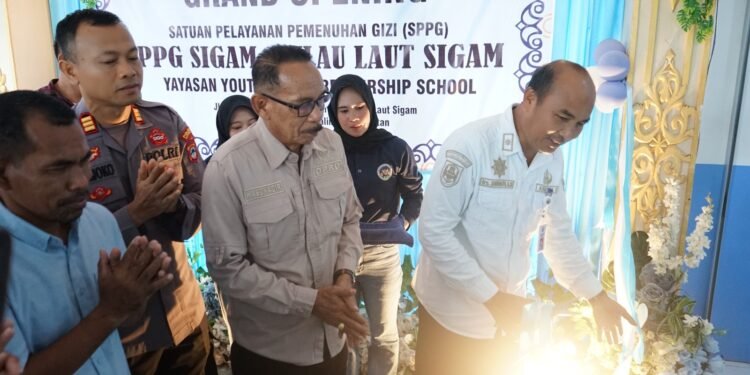 Peluncuran MBG di Pulau Laut Sigam, Pemkab Kotabaru Dorong Pemenuhan Gizi dan Penguatan Generasi Sehat