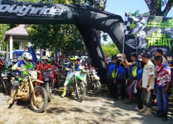 Ribuan Rider Meriahkan Trabas Hebat 4 di Goa Lowo Kotabaru