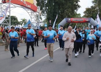Wakil Bupati Kotabaru Ikuti Fun Run Hari Jadi Kabupaten Kotabaru ke-76