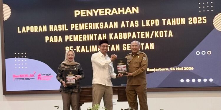 Bupati Kotabaru Terima LHP dari BPK RI Perwakilan Kalsel