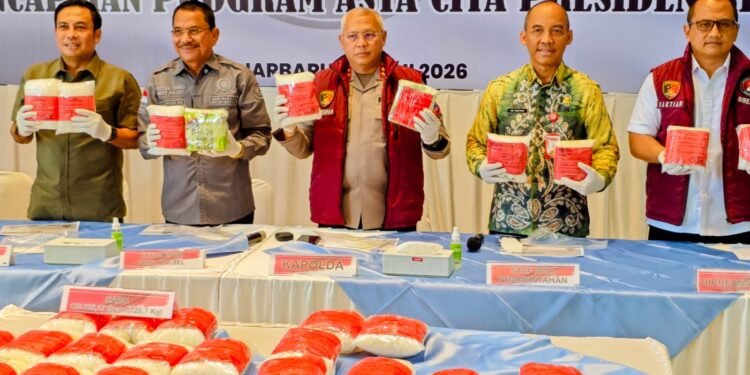Polda Kalsel Gagalkan Peredaran 128,7 Kilogram Sabu, Kapolda: Sasar Daerah Pertambangan dan Perkotaan