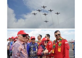 Kotabaru Hadiri Open Base Jupiter  Aerobatic Team di Lanud Sjamsudin Noor, Dukung Diplomasi Dirgantara Indonesia