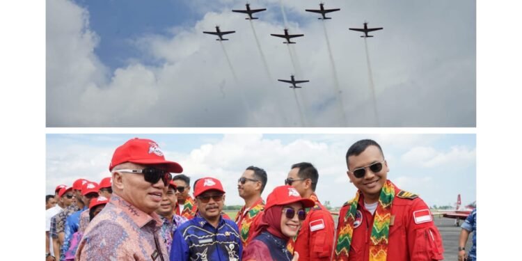 Kotabaru Hadiri Open Base Jupiter Aerobatic Team di Lanud Sjamsudin Noor, Dukung Diplomasi Dirgantara Indonesia