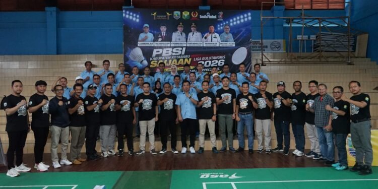 Meriahkan Hari Jadi ke-76 Kabupaten Kotabaru, Saijaan Liga Bulutangkis 2026 Resmi Dibuka.