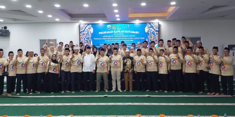 Pemkab. Kotabaru Lepas Kafilah MTQ Menuju Ajang Bergengsi MTQ Tingkat Nasional Provinsi Kal-Sel