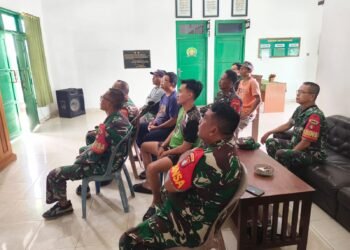 Seru! Kodim 1022 Tanah Bumbu Gelar Nobar Piala Dunia 2026 Bersama Warga