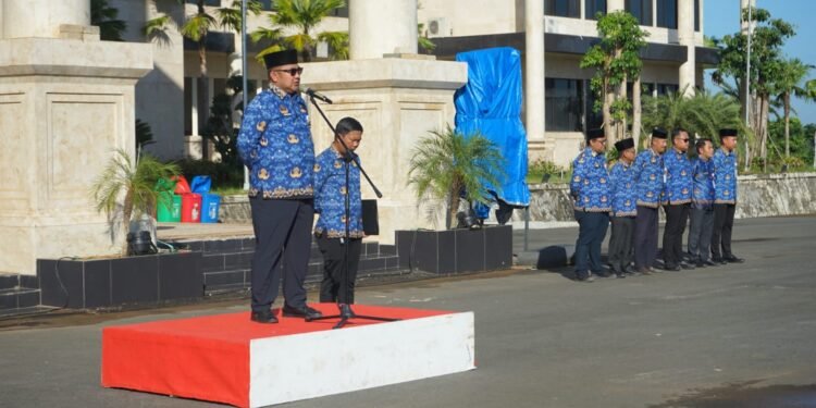 Tingkatkan Disiplin dan Loyalitas, Pemkab Kotabaru Gelar Apel Hari Kesadaran Nasional