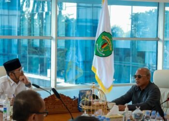 Bahas Peluang Kolaborasi Strategis, Bupati Kotabaru Lakukan Audiensi Dengan Gubernur Kaltim