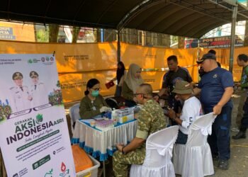 Wujudkan Gerakan Aksi Indonesia ASRI, Pemkab Kotabaru Ikuti Zoom Meeting Hingga Gelar Pasar Murah