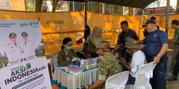 Wujudkan Gerakan Aksi Indonesia ASRI, Pemkab Kotabaru Ikuti Zoom Meeting Hingga Gelar Pasar Murah