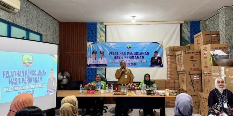 Dinas Perikanan Kotabaru Gelar Pelatihan Pengolahan Hasil Perikanan Untuk UMKM