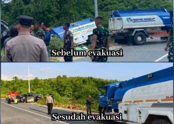 Janggal! Stiker Identitas Mobil Tangki Laka Maut Mantewe Hilang Saat Dievakuasi