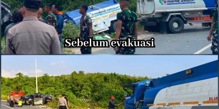 Janggal! Stiker Identitas Mobil Tangki Laka Maut Mantewe Hilang Saat Dievakuasi