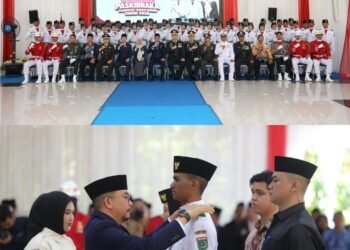 Bupati Andi Rudi Latif Kukuhkan Paskibraka Angkatan 23 Tanah Bumbu Tahun 2026