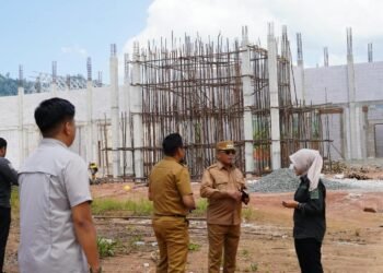 Bupati Kotabaru Tinjau Langsung Pelaksanaan Pilkades Serentak di TPS Desa Megasari