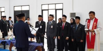 Lantik Pejabat Pemkab Tanah Bumbu, Bupati Andi Rudi Latif Tekankan Program Harus Berdampak Nyata bagi Masyarakat