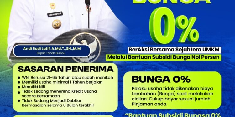 Bupati Andi Rudi Latif Siapkan Program Kredit Tanpa Bunga bagi Usaha Mikro