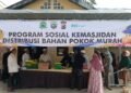Masjid Jami Baitul Abror Gelar Program Bahan Pokok Murah Dari Jama’ah Untuk Jama’ah